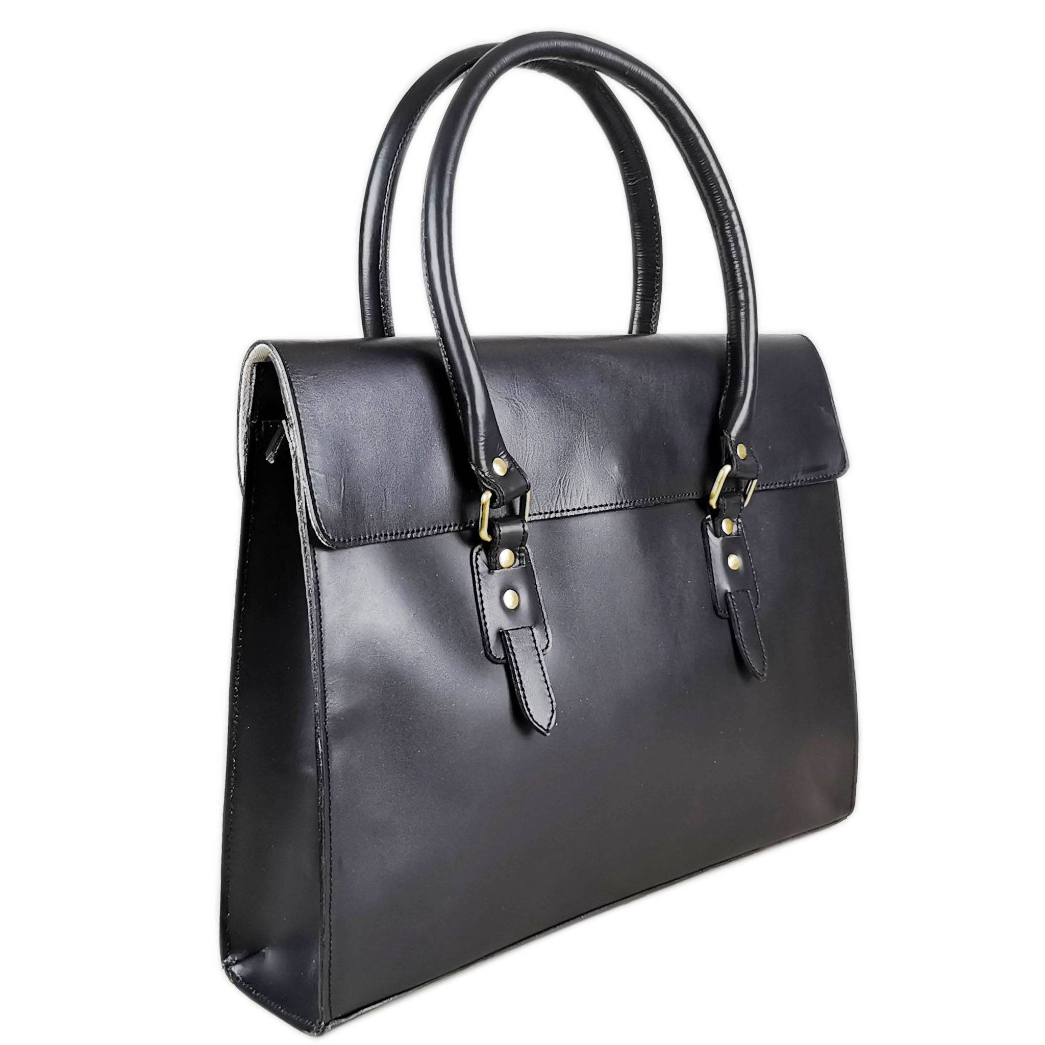 The Signature 17" Bag, Black Flap-0