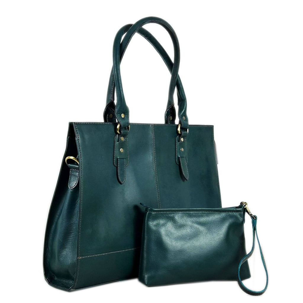 The Signature 17" Bag, Bottle Green-3