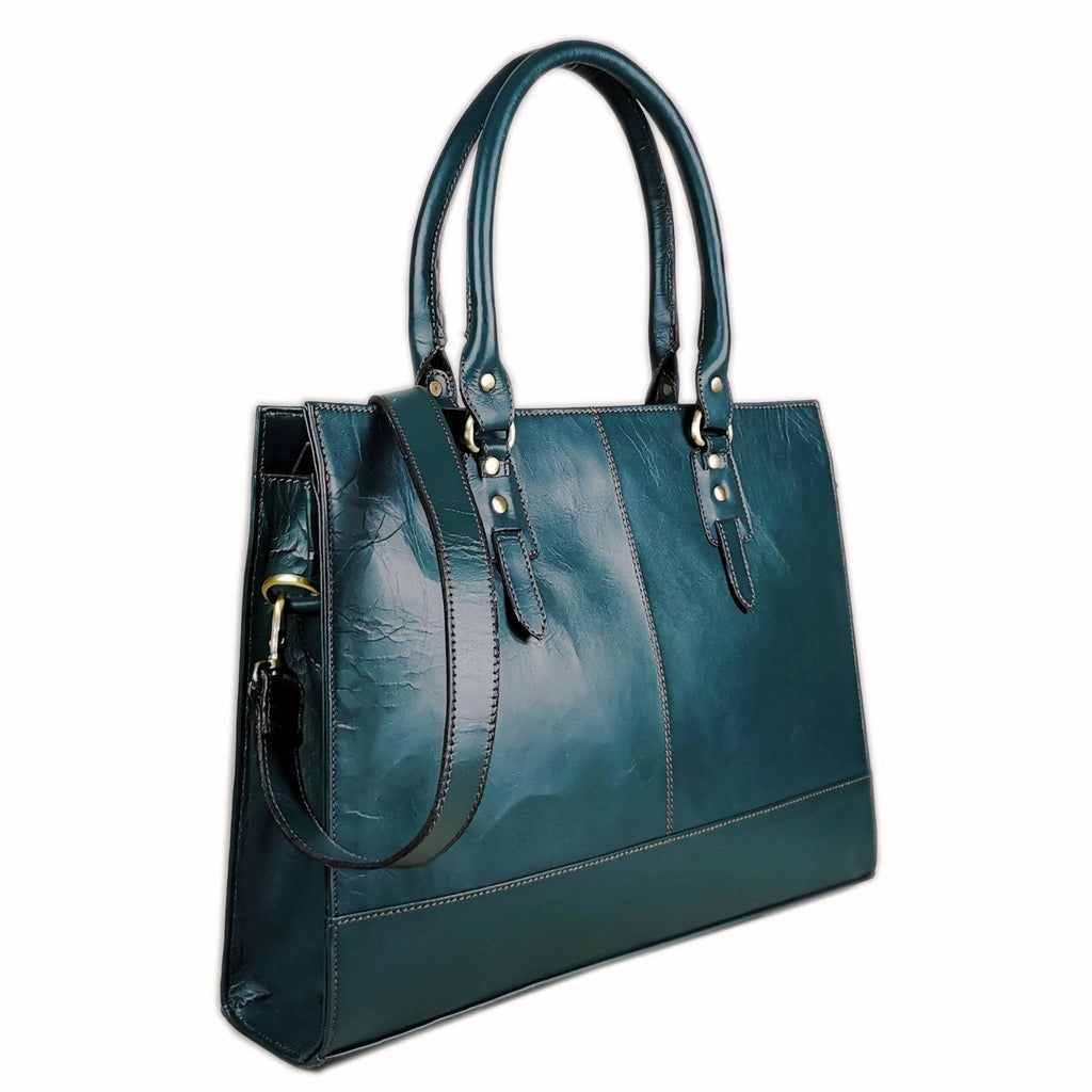 The Signature 17" Bag, Bottle Green-0