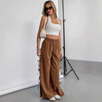 Drawstring Sports Casual Pants for Women