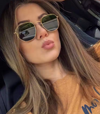 Square Polarized Sunglasses for Women