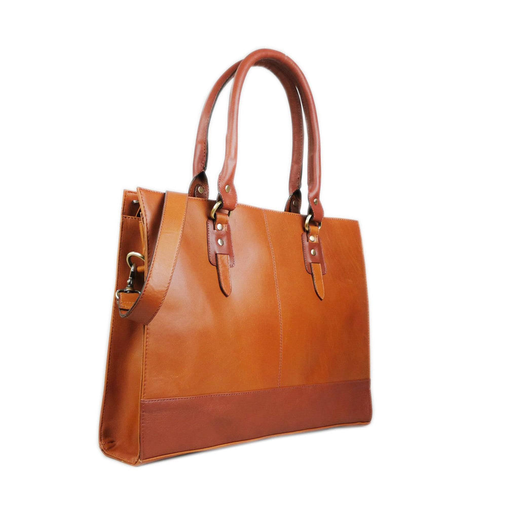 The Signature 17" Bag, Tan-0