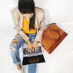 The Signature 17" Bag, Tan-2